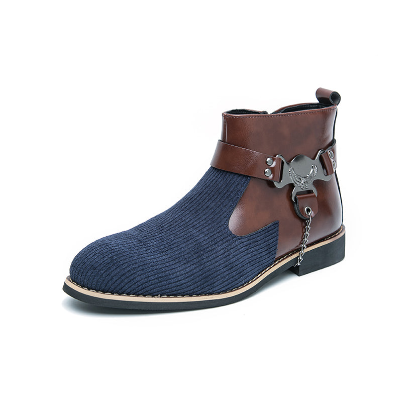 MLB LTHR-06 Ankle Boots - Luxuryurbanwear