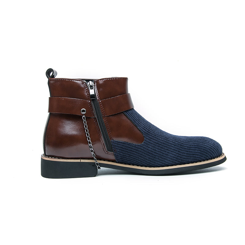 MLB LTHR-06 Ankle Boots - Luxuryurbanwear