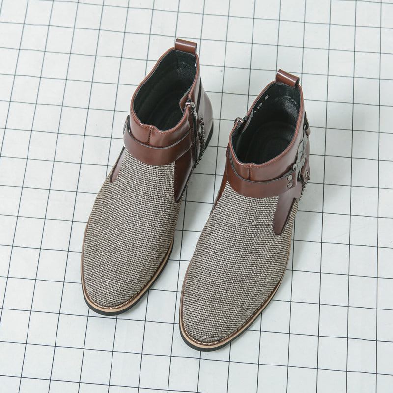 MLB LTHR-06 Ankle Boots - Luxuryurbanwear