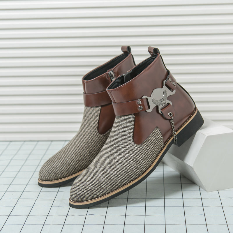 MLB LTHR-06 Ankle Boots - Luxuryurbanwear