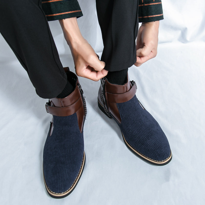 MLB LTHR-06 Ankle Boots - Luxuryurbanwear