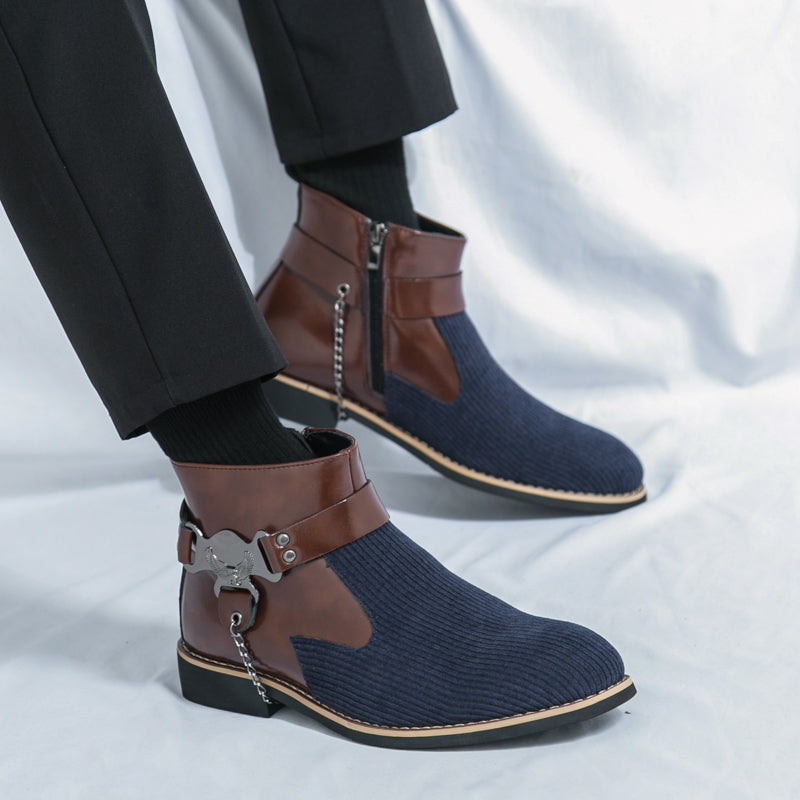 MLB LTHR-06 Ankle Boots - Luxuryurbanwear