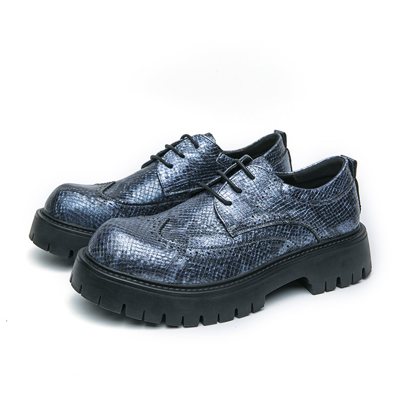 MLB LTHR-07 Oxford Derby Boots - Luxuryurbanwear