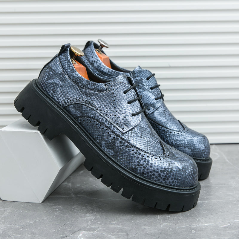 MLB LTHR-07 Oxford Derby Boots - Luxuryurbanwear