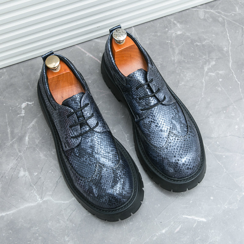 MLB LTHR-07 Oxford Derby Boots - Luxuryurbanwear