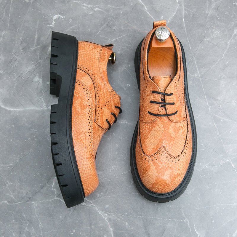 MLB LTHR-07 Oxford Derby Boots - Luxuryurbanwear