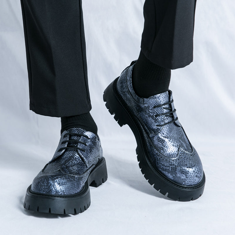 MLB LTHR-07 Oxford Derby Boots - Luxuryurbanwear