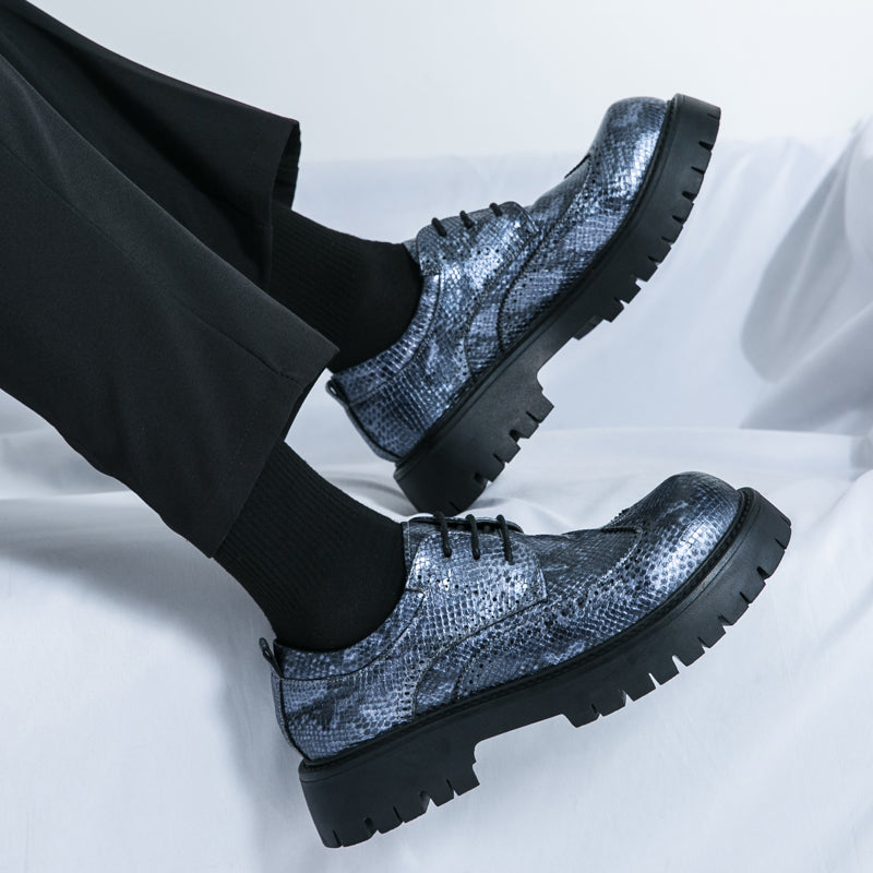 MLB LTHR-07 Oxford Derby Boots - Luxuryurbanwear