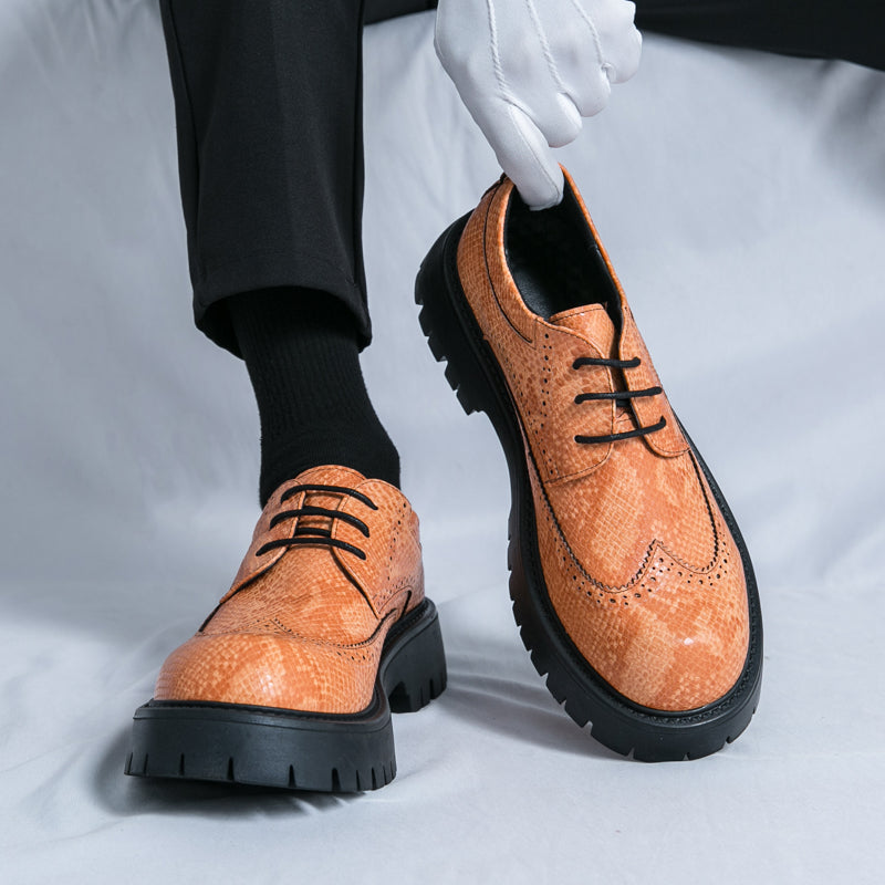 MLB LTHR-07 Oxford Derby Boots - Luxuryurbanwear