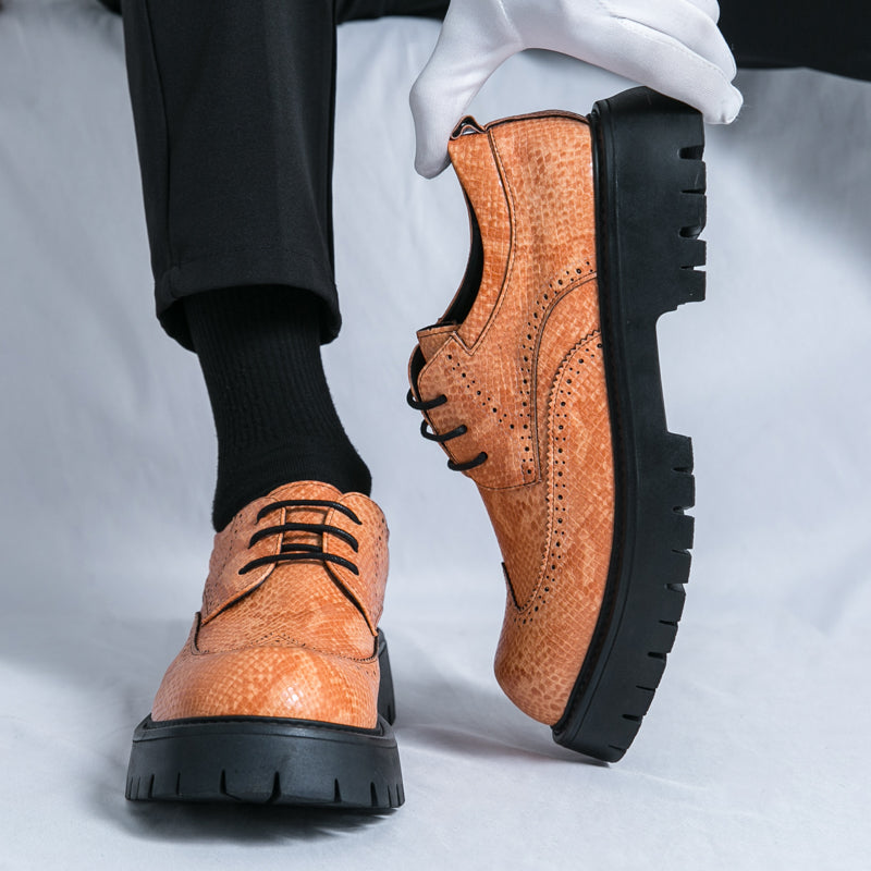 MLB LTHR-07 Oxford Derby Boots - Luxuryurbanwear