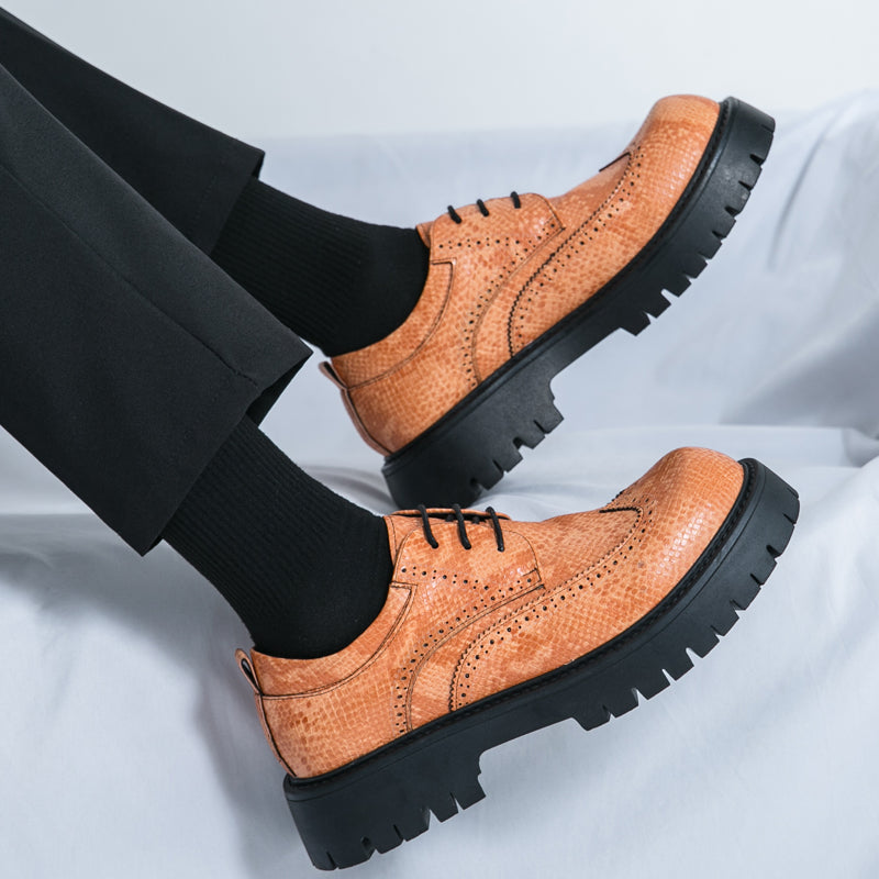MLB LTHR-07 Oxford Derby Boots - Luxuryurbanwear