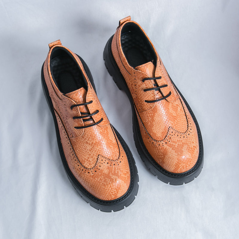 MLB LTHR-07 Oxford Derby Boots - Luxuryurbanwear