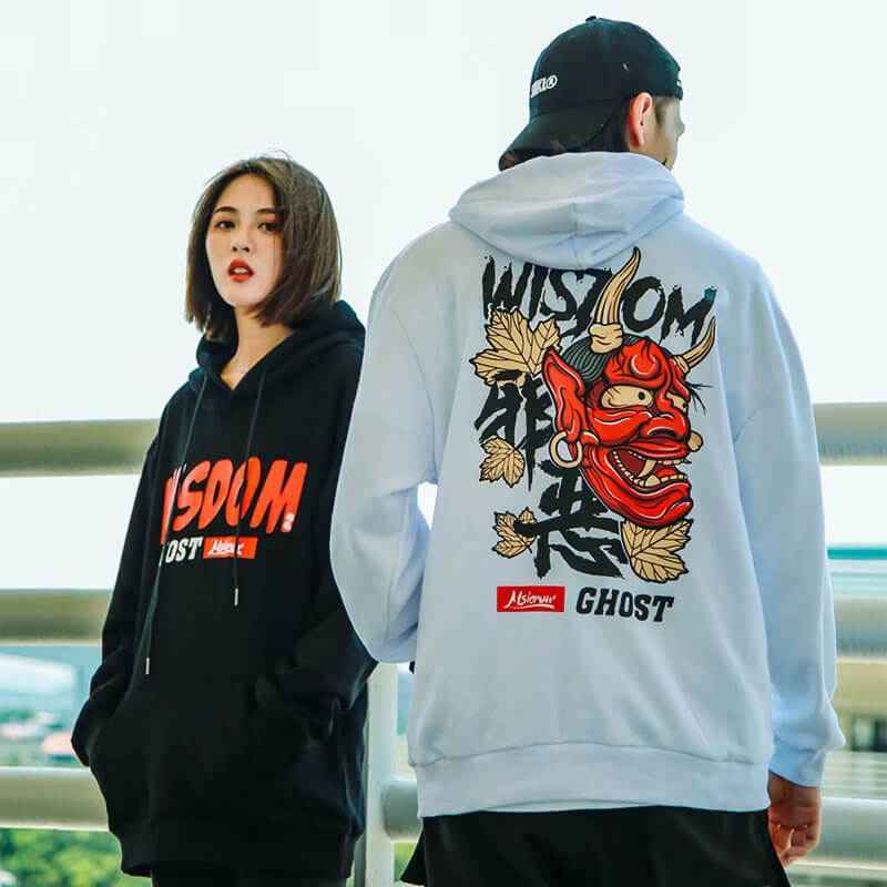Demon Hoodie Japanese Oni hoodie