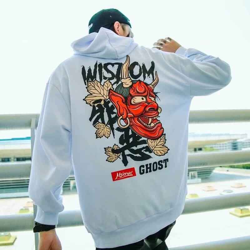 Demon Hoodie Japanese Oni hoodie