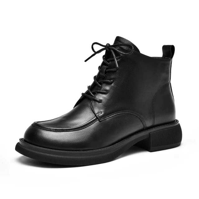Denis Women's Leather Boots - Luxuryurbanwear
