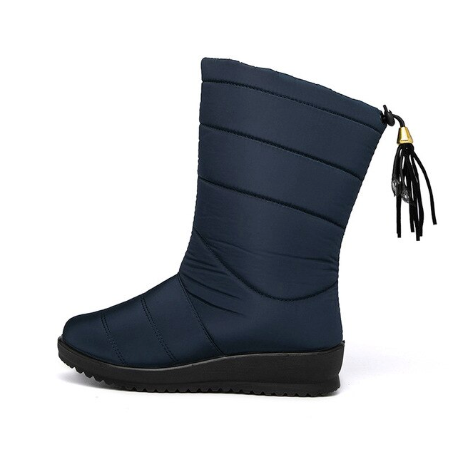 Devany Boots Mid Calf - Luxuryurbanwear