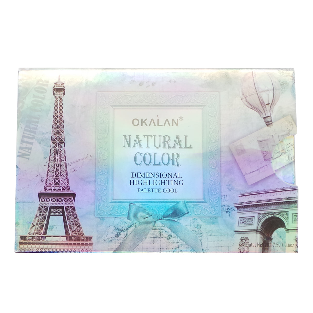 OKALAN Natural Color Dimensional Highlight Palette - Cool - Cool