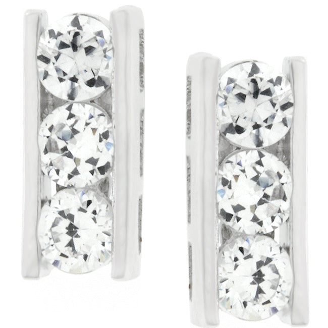 Hematite Pearl Ribbon Bypass Half Pave Ring