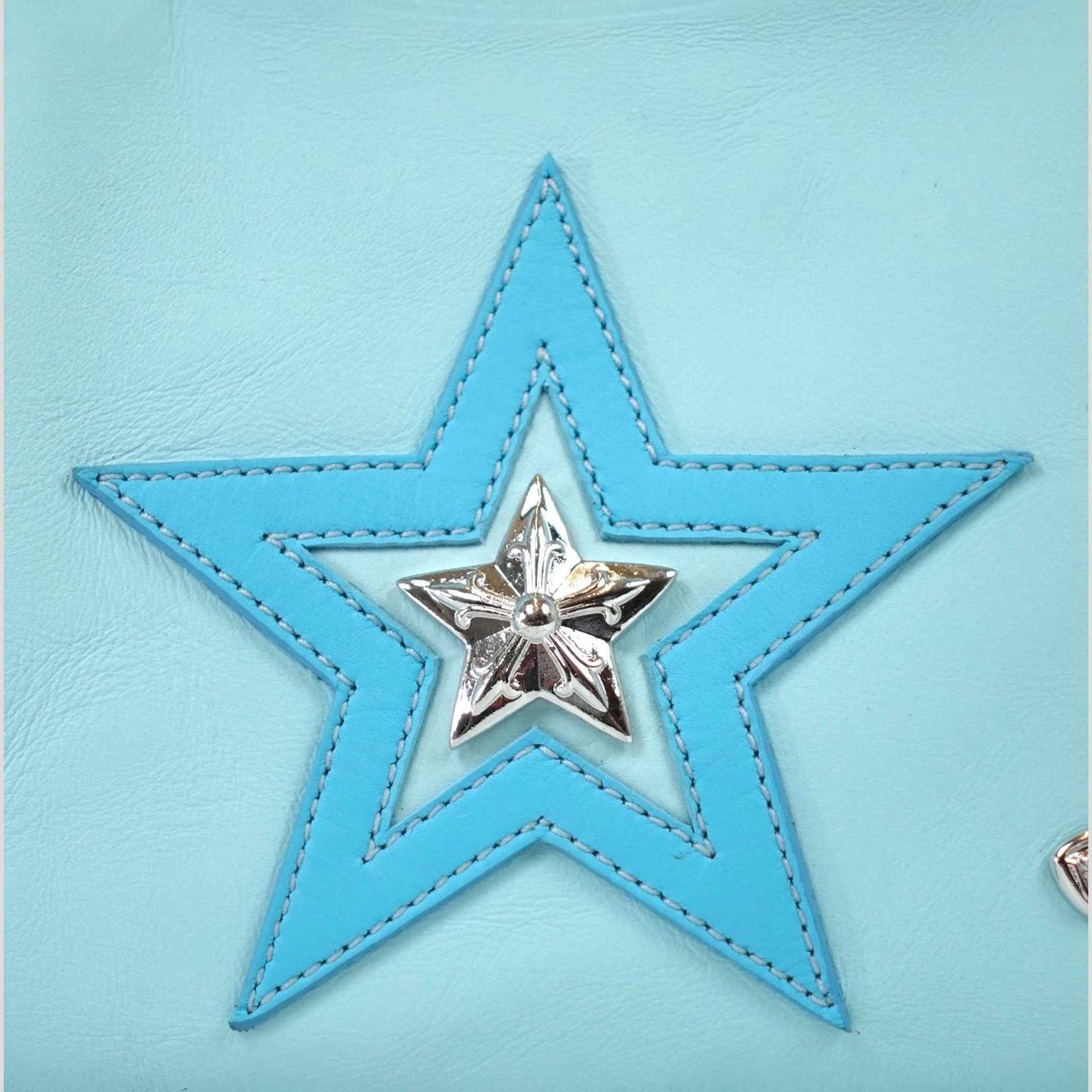 Chrome Hearts Star Patch Nip & Tuck Bag in Blue