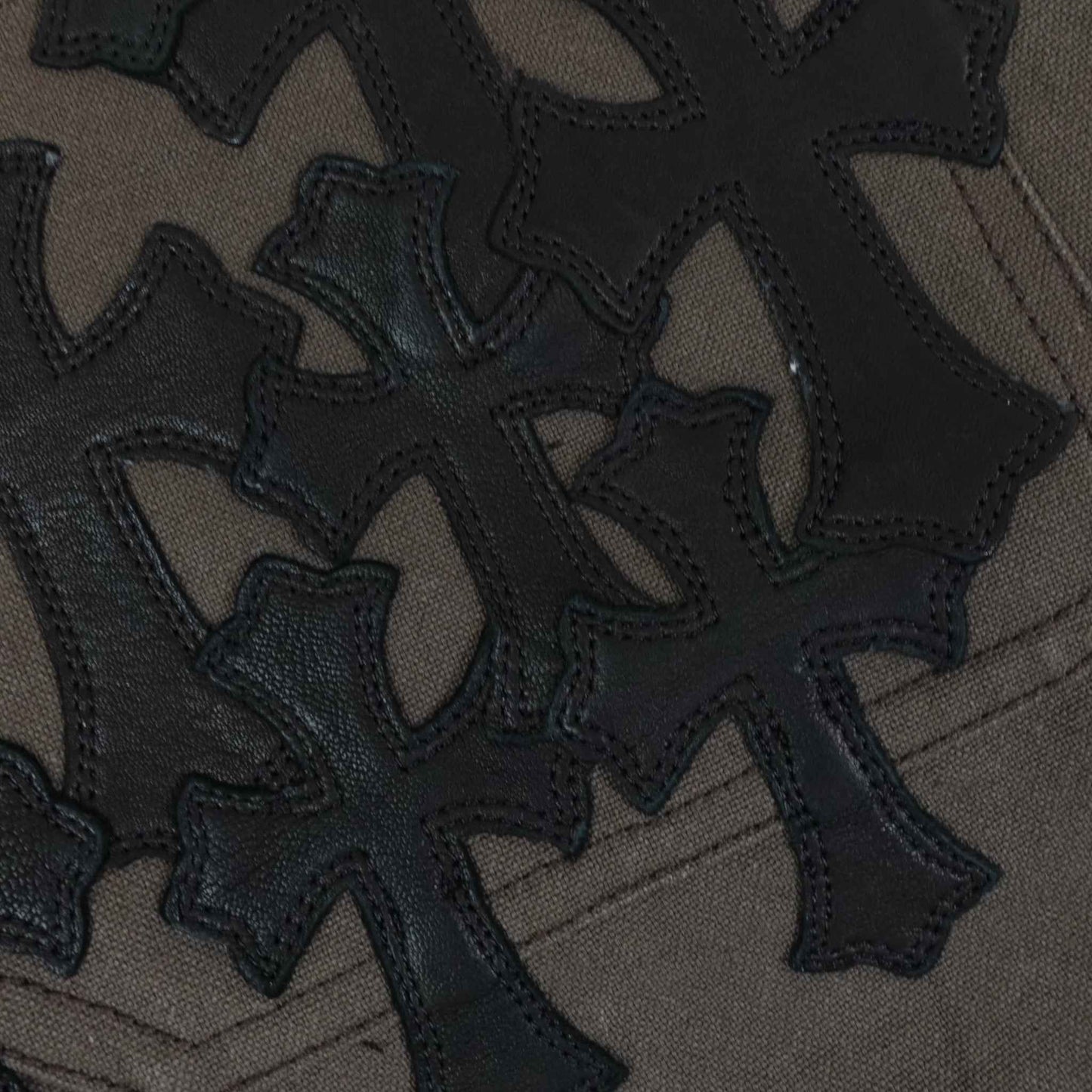 Chrome Hearts Double Knee Carpenter Pants in Brown
