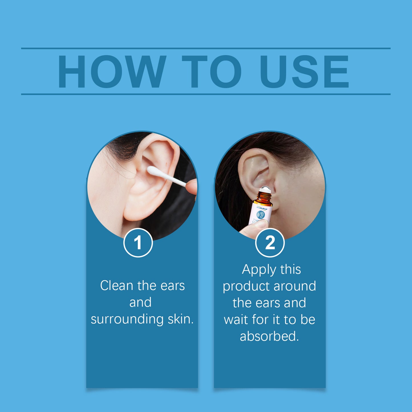 South Moon Ear Soothing Oil, Soothing Ear Skin To Relieve Discomfort Behind The Ear Care Oil