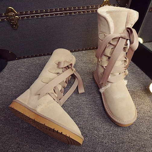 Elvia Boots Mid Calf - Luxuryurbanwear