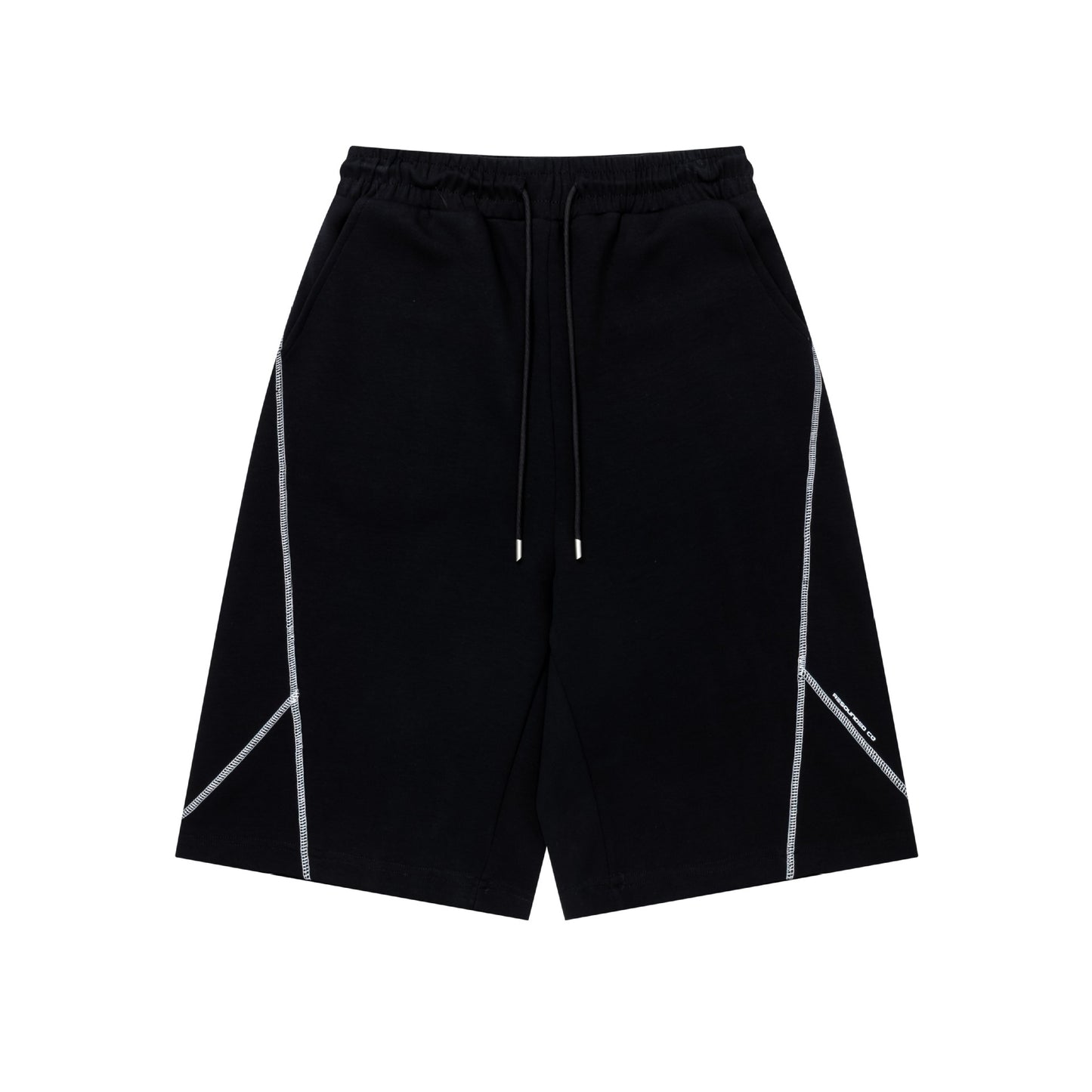 Hasselblad line spliced cropped pants