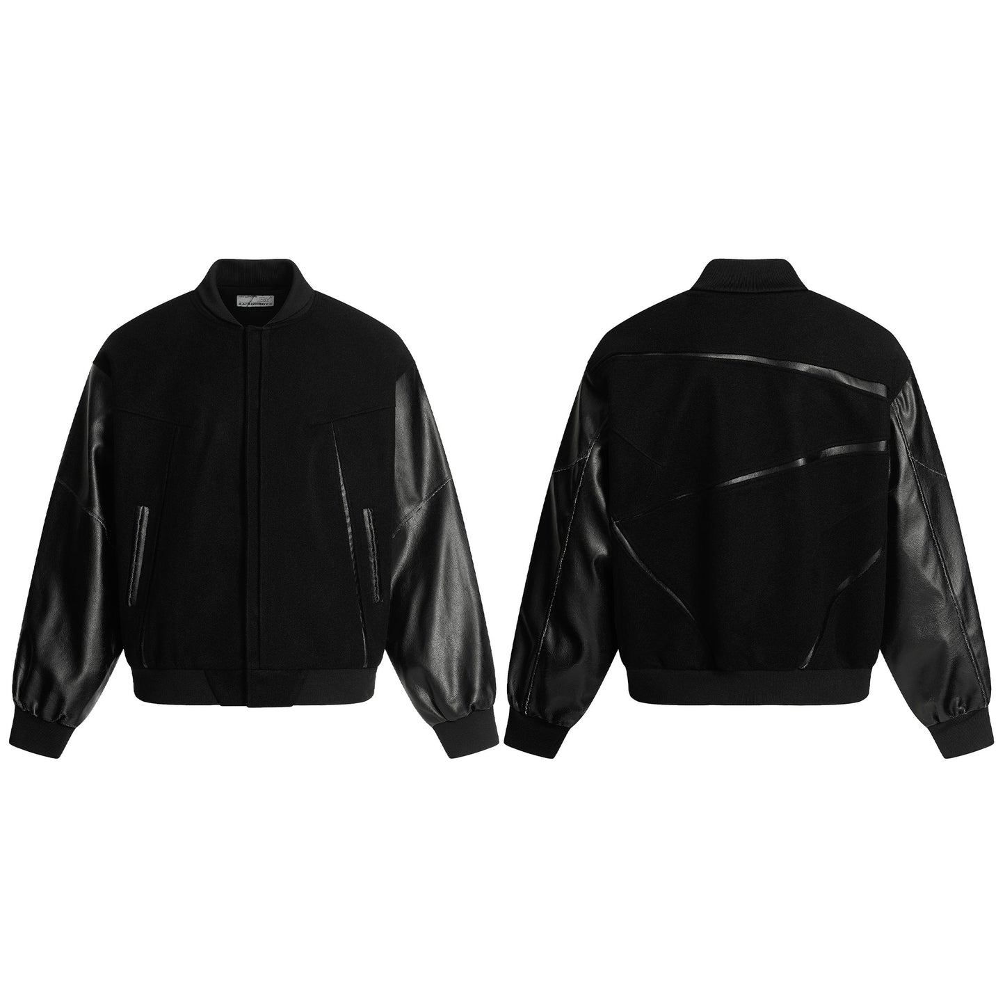 Retro Streetwear Outerwear | Vintage Leather Bomber Jacket - Luxuryurbanwear