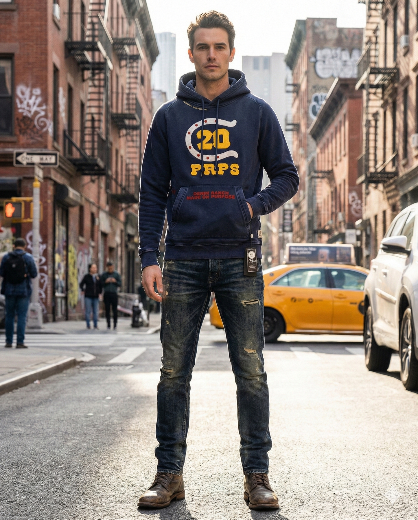 PRPS Hoodie Vintage Collegiate