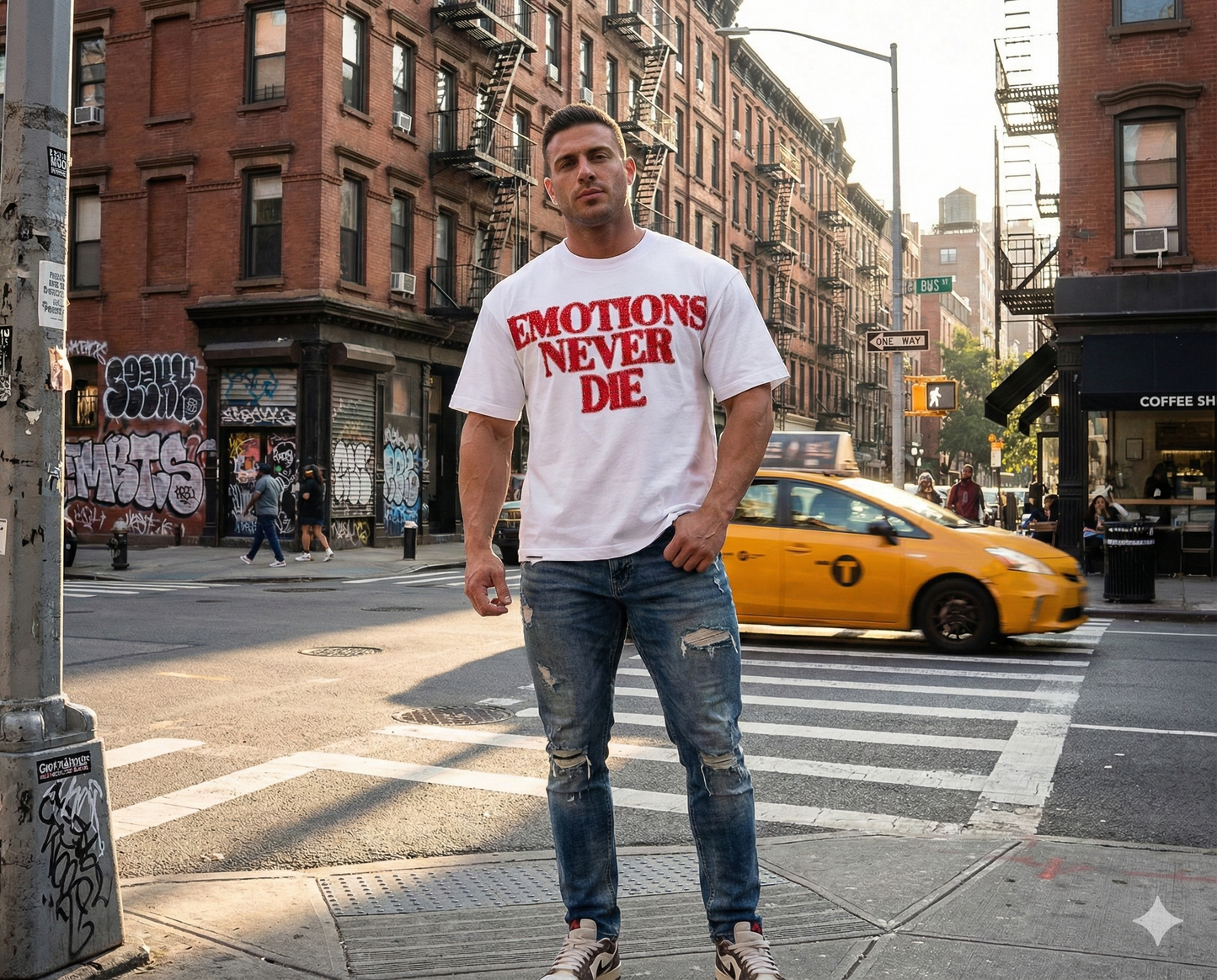 MIXED EMOTIONS TShirt Emotions Never Die Typography