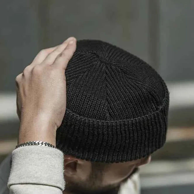 Military Wool Knit Thick Beanies