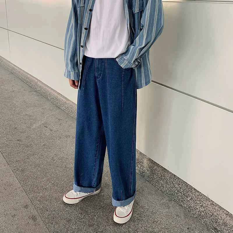 Streetwear Oversized Loose Wide Leg Denim Jeans