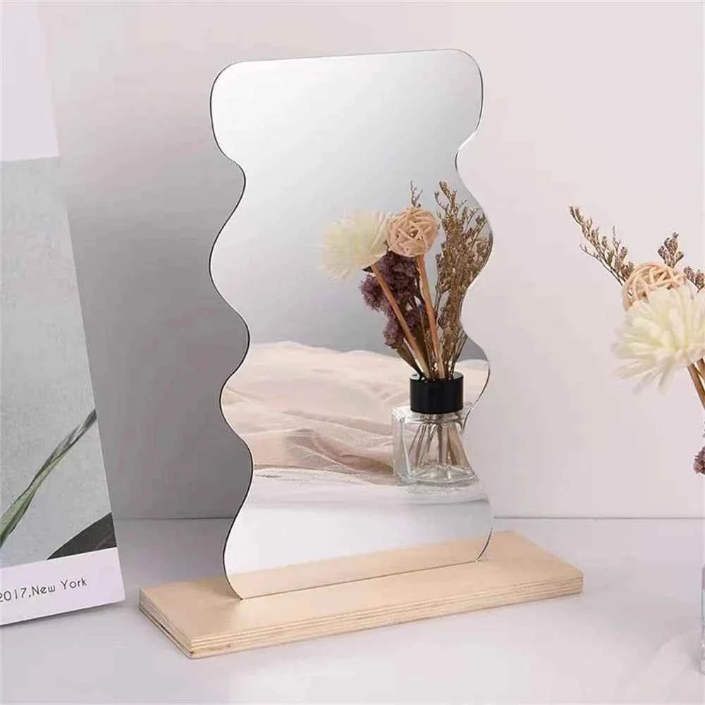 Irregular Acrylic Wavy Mirror