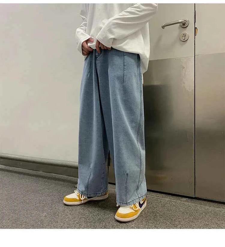 Streetwear Oversized Loose Wide Leg Denim Jeans