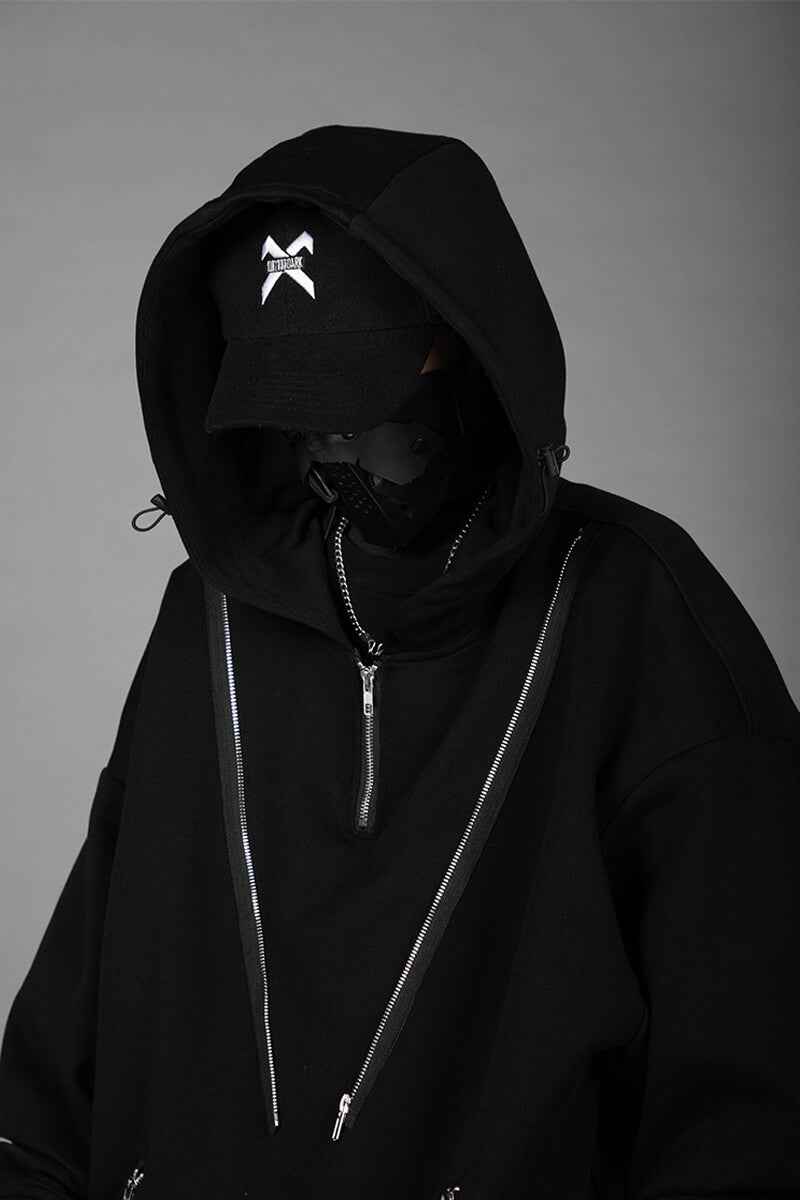 HOODIE TECHWEAR "Ankoku" Oversize Hoodie