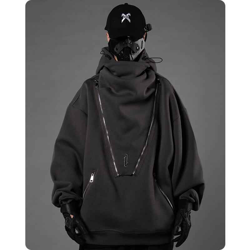 HOODIE TECHWEAR "Ankoku" Oversize Hoodie