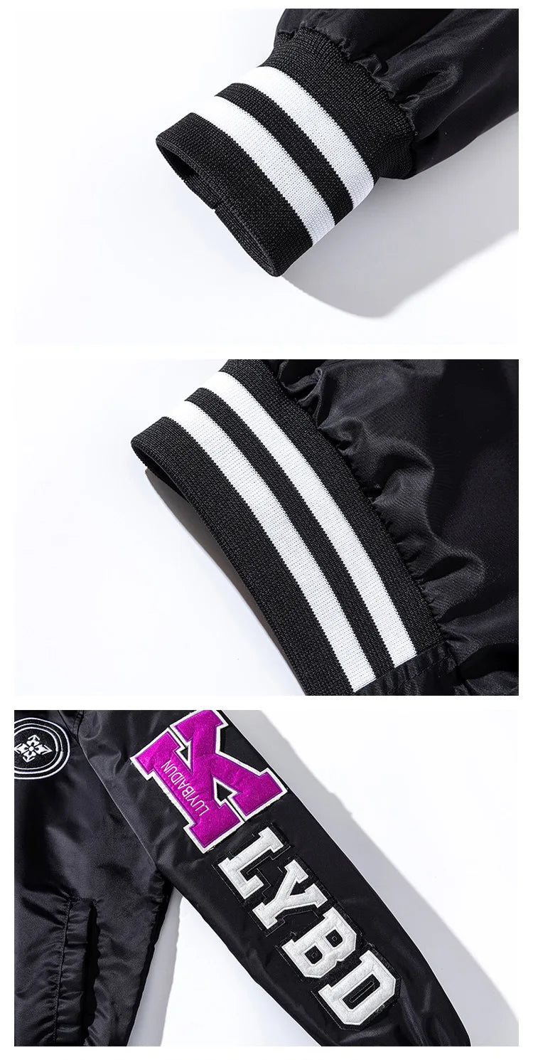 K.LYBD Stripe Hooded Jacket