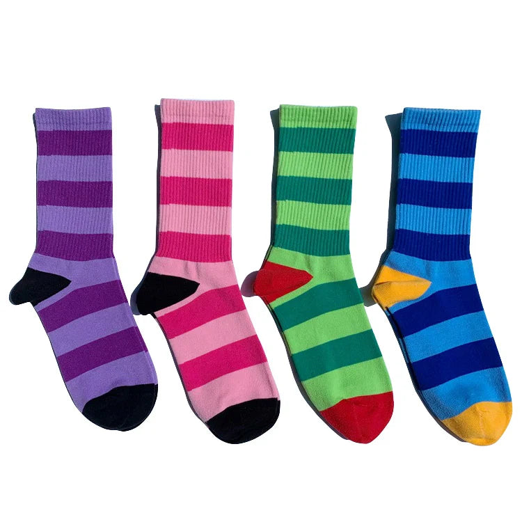 Funky Dunky Hipster Striped Socks