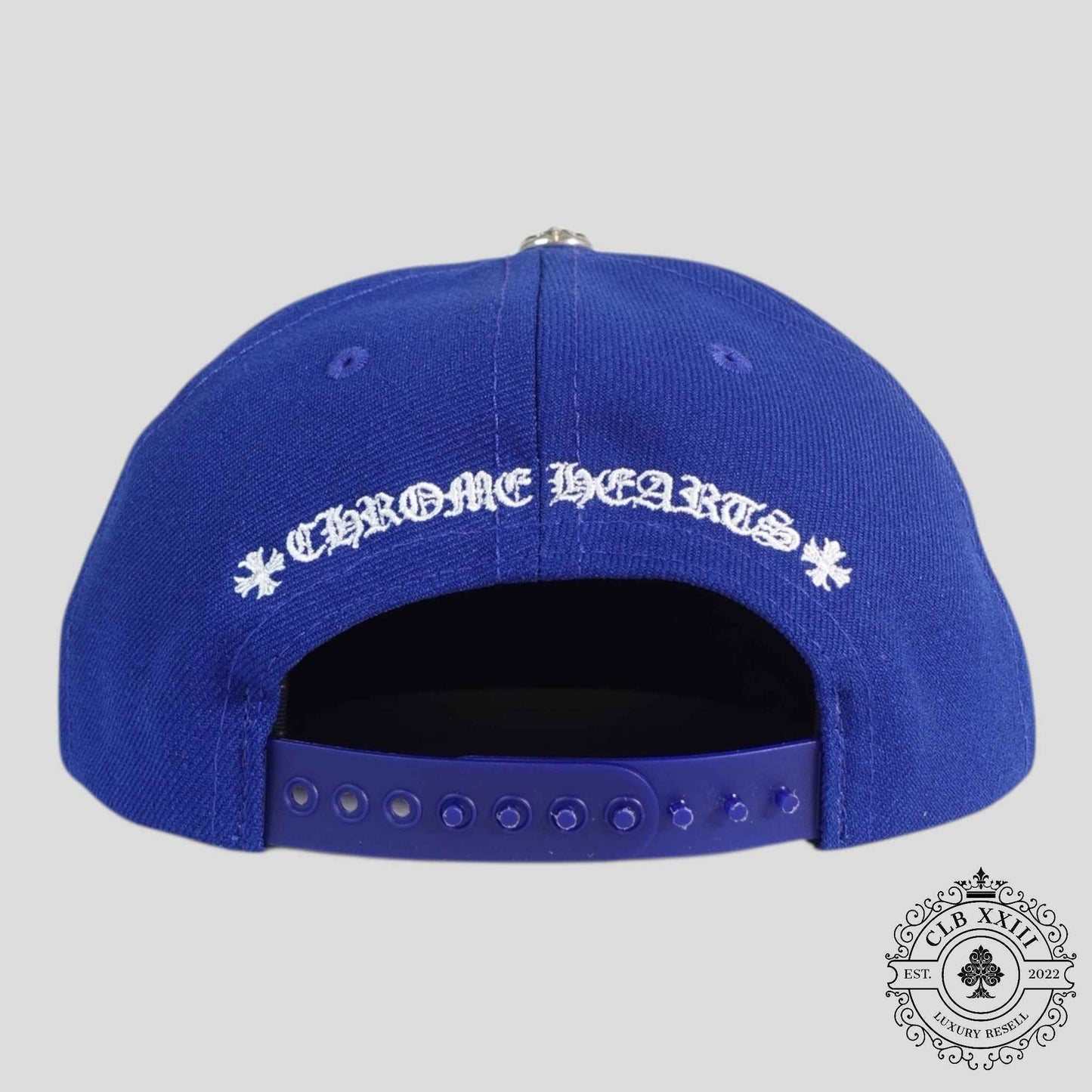Chrome Hearts CH Embroidered Hat in Blue