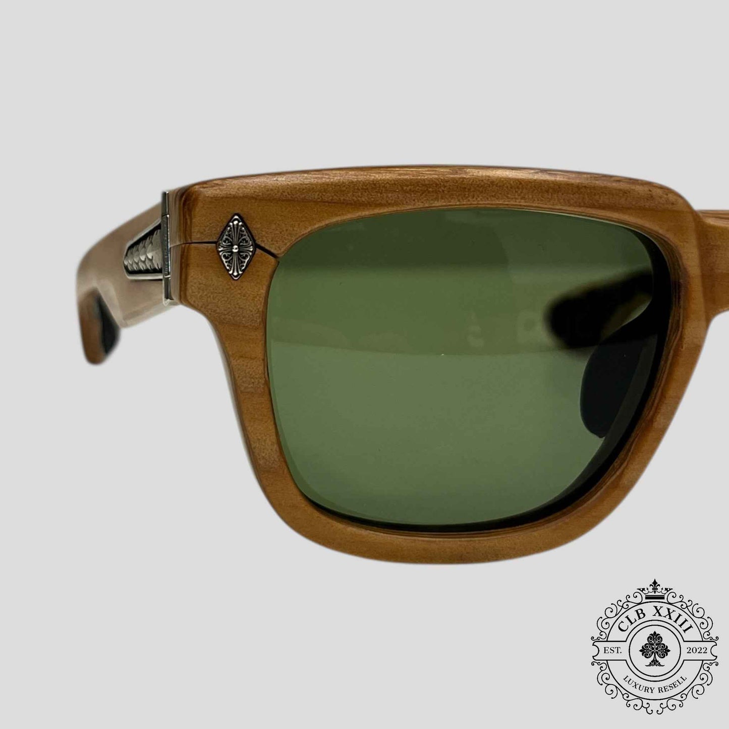 Chrome Hearts Stencil Lilith Wooden Framed Sunglasses