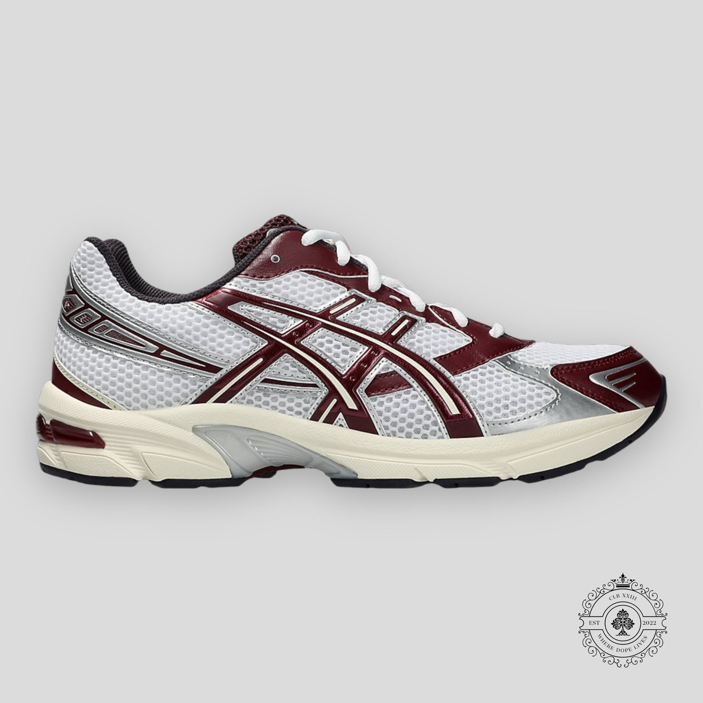Asics Gel-1130 Burgandy Banner