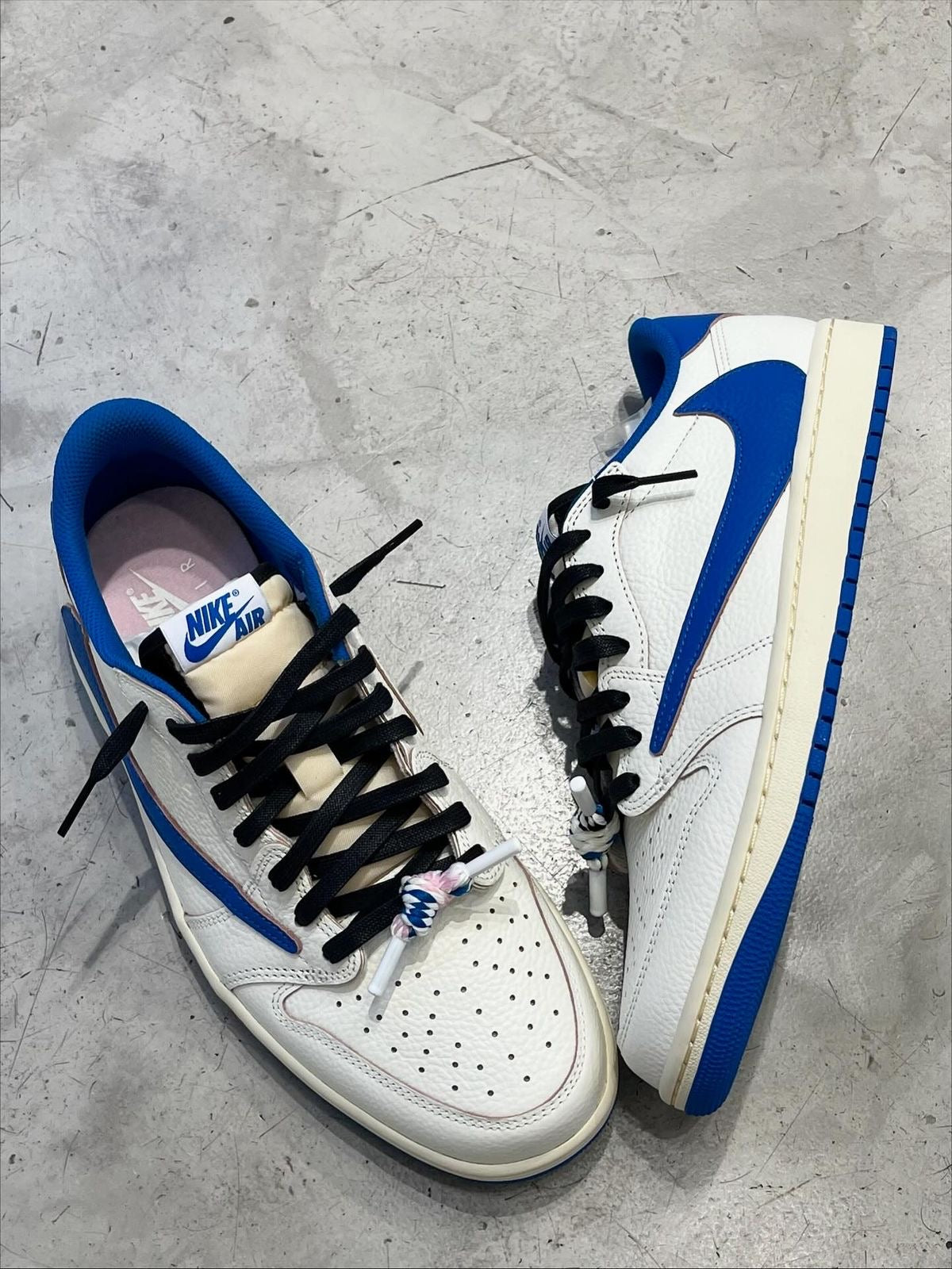 Custom Air Jordan 1 x Travis Scott x Fragment Design DM7866-104