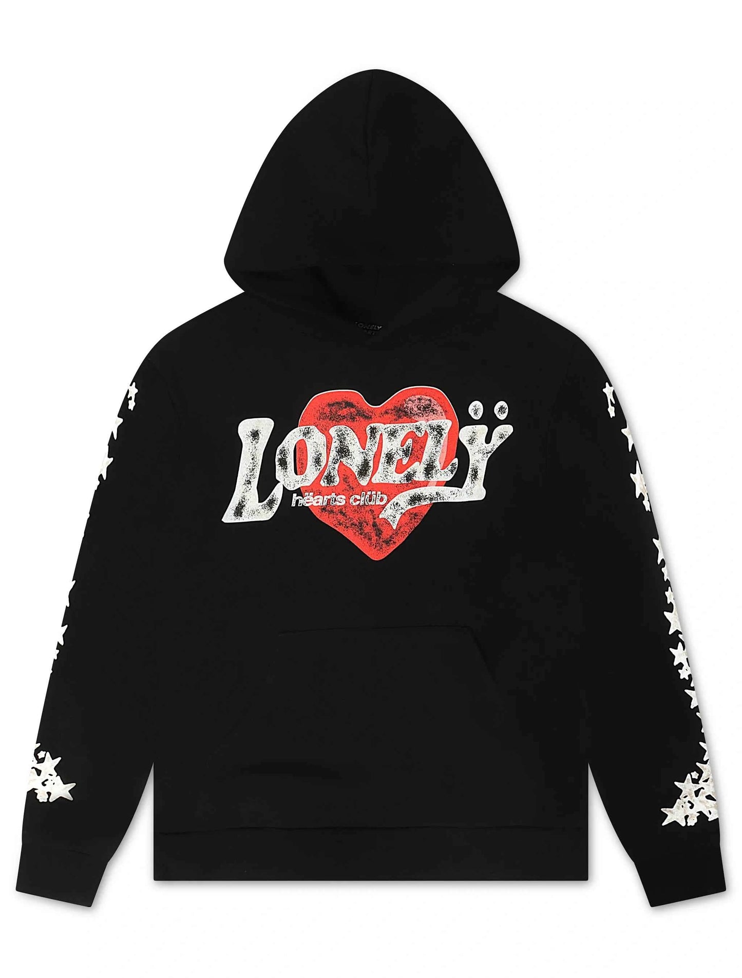 Lonely Hearts Love Me Forever Hoodie - Black
