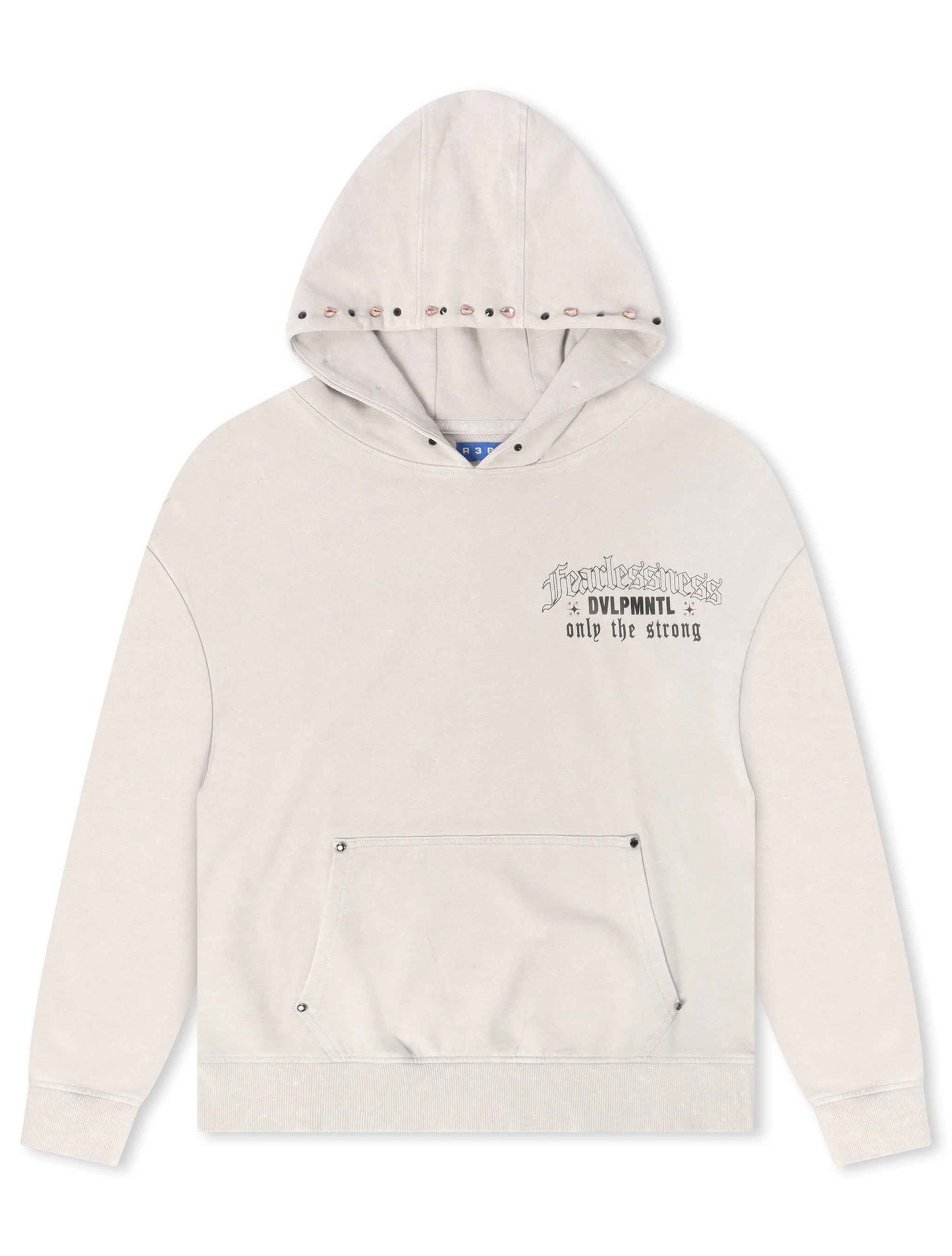 Rebel Denim Fearlessness Hoodie - Grey