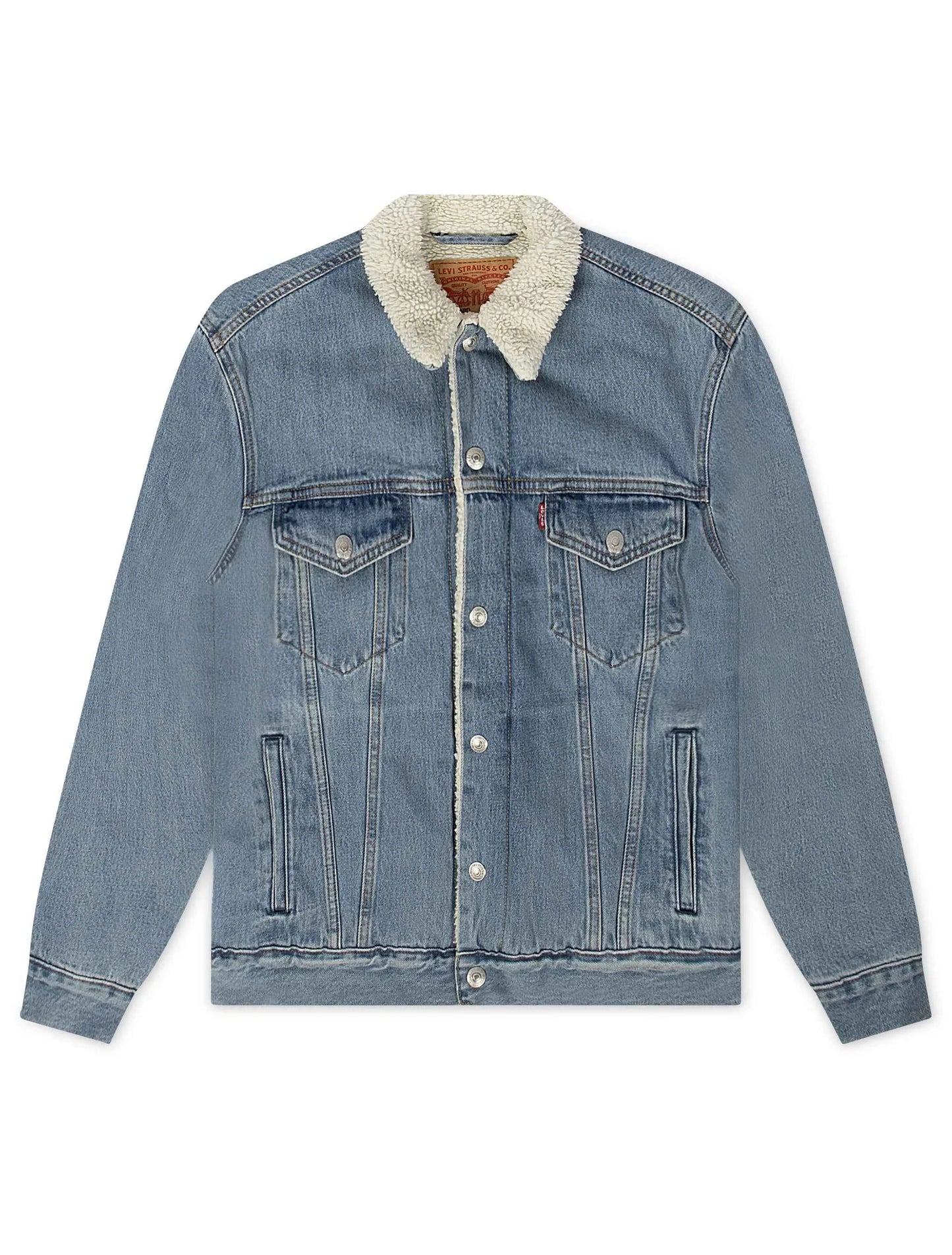 Levi's Type 3 Sherpa Trucker Jacket - Stonewash