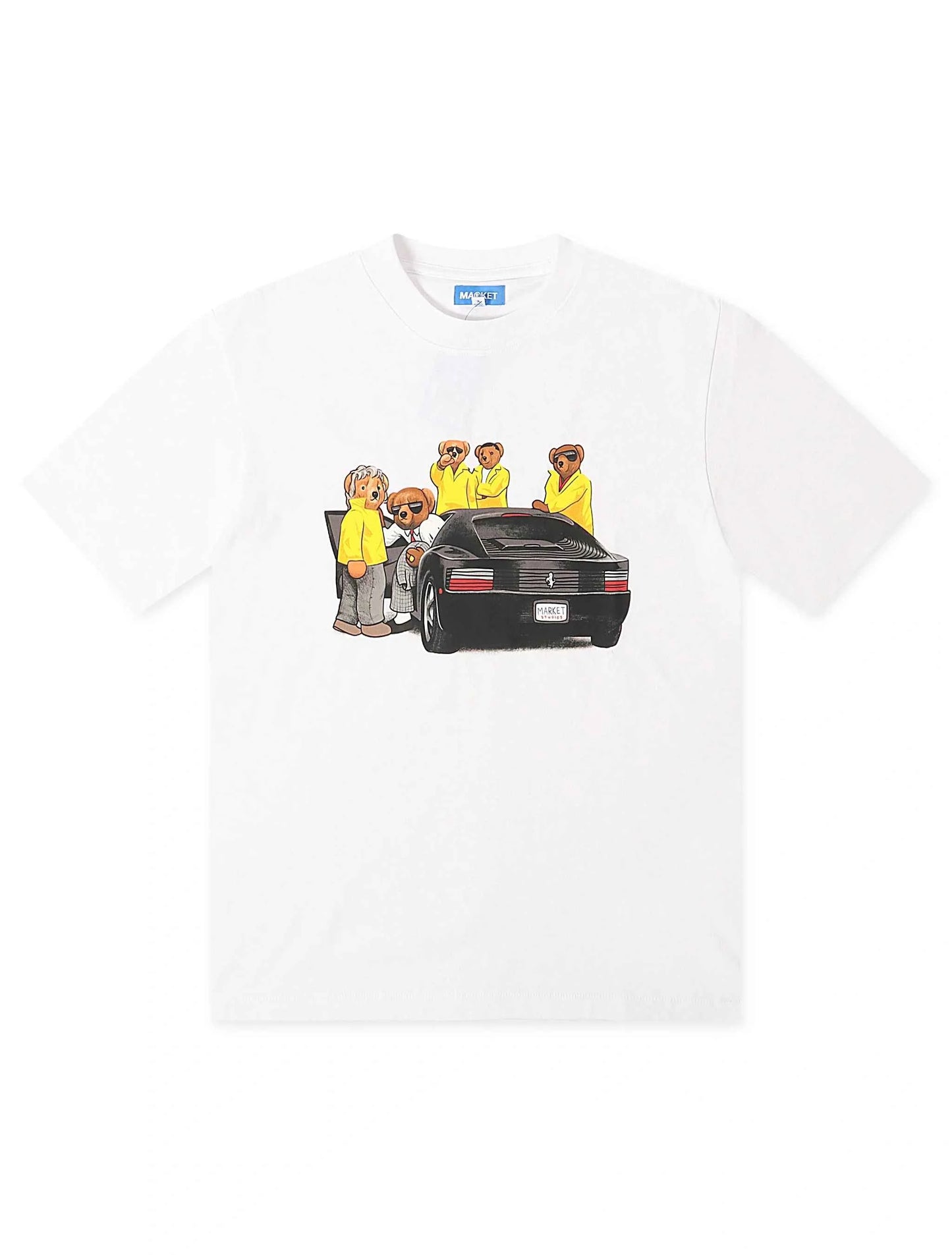 Market Studios High Security Bear Tee - White