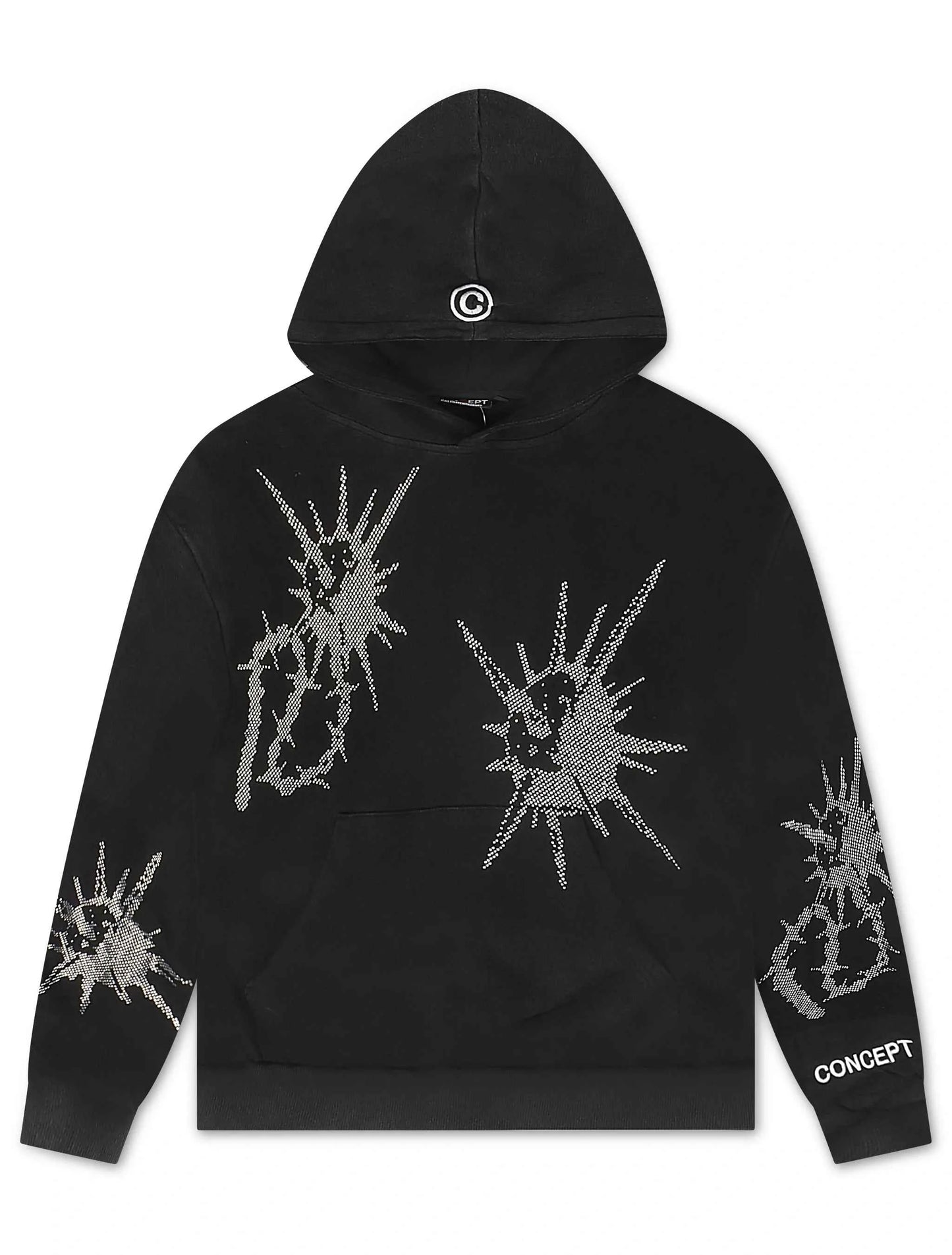 Concept LA Flail Hoodie - Black Washed