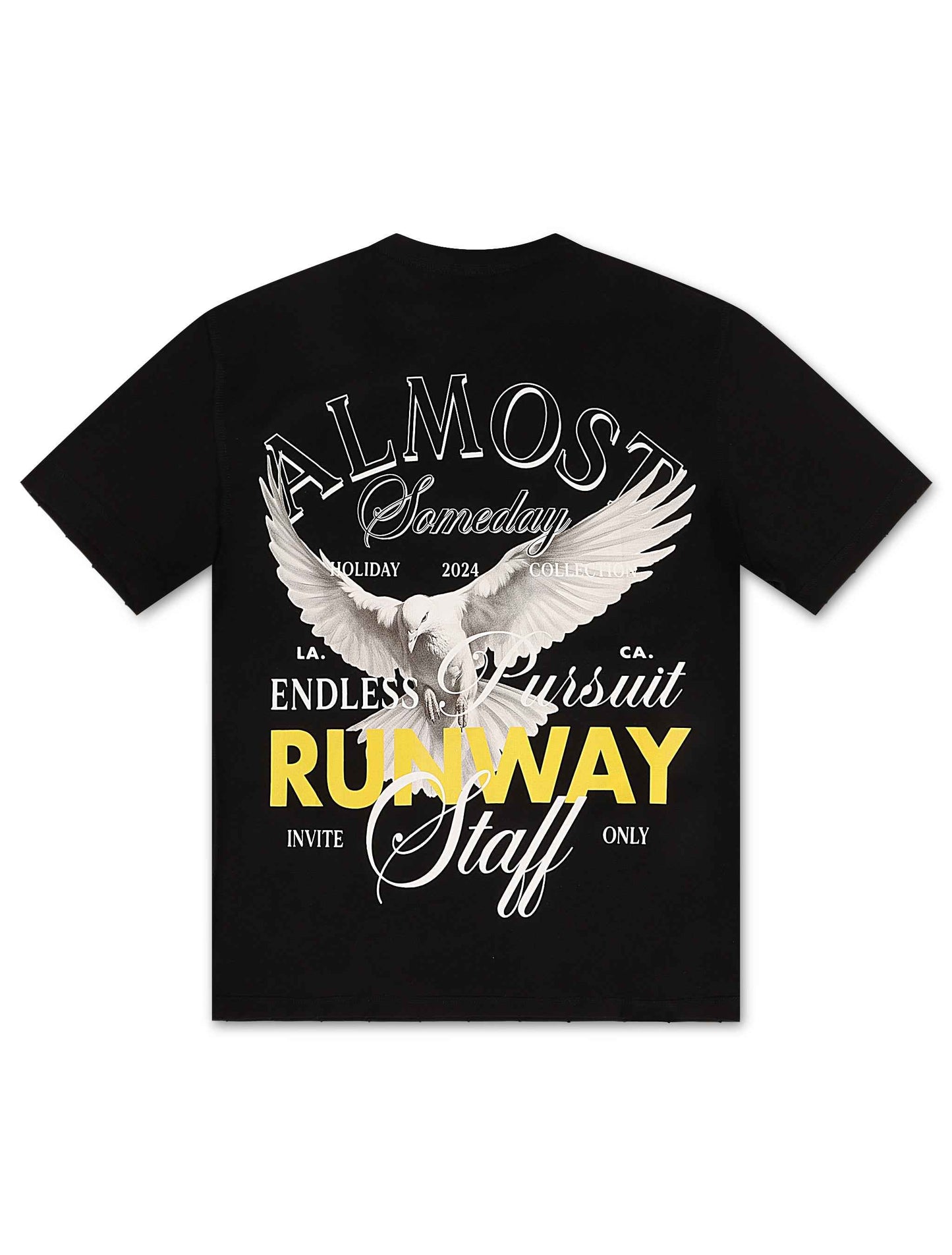 Almost Someday Runway Tee - Black