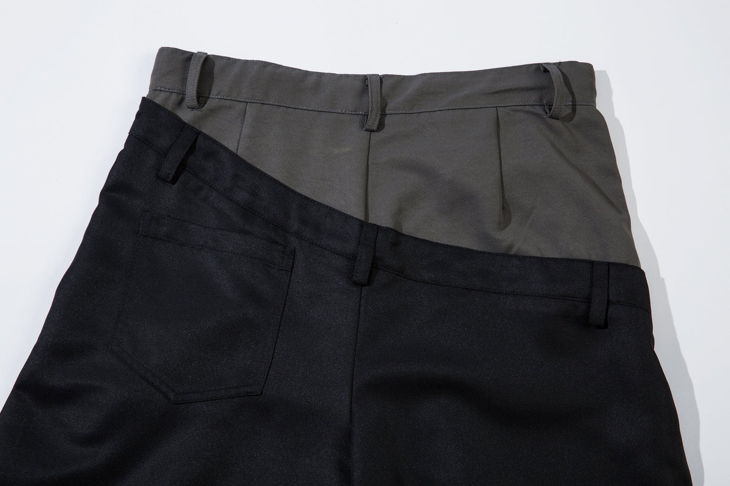 Men's Wide-Legged Black Trousers - Luxuryurbanwear