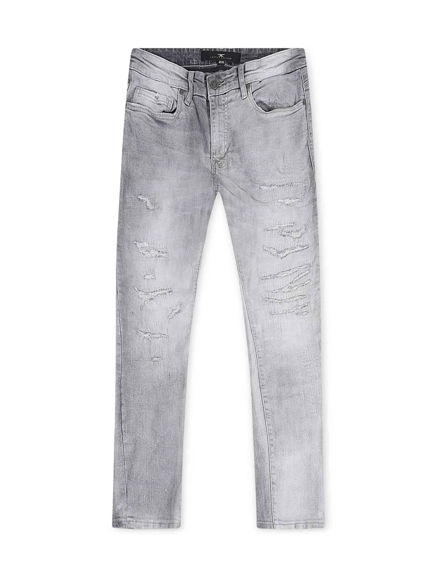 Jordan Craig Rip and Repair Ross Fit Jeans - Arctic Grey